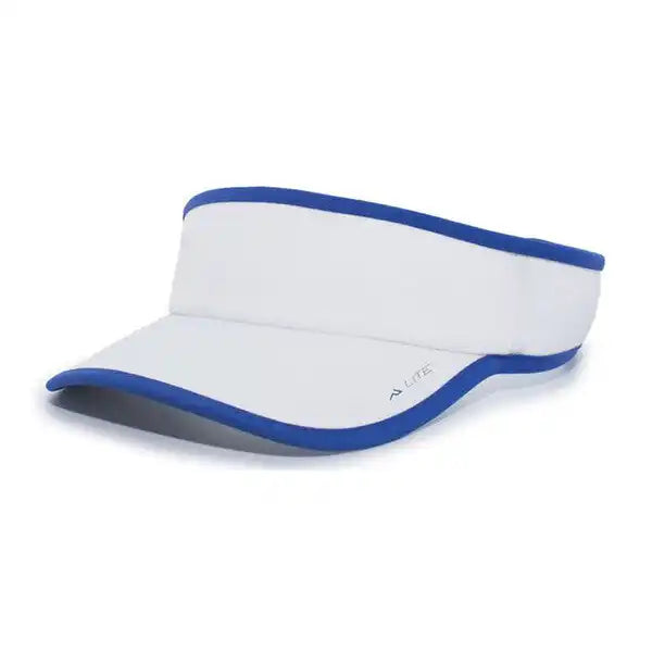 Pacific Lite Active Visor Unisex - White Blue