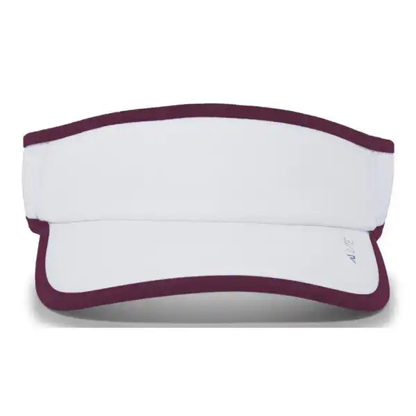 Pacific Lite Active Visor Unisex - White Maroon