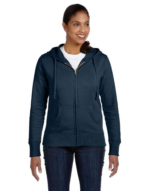 Pacific Women's Full-Zip Hooded Sweatshirt - EC4501 plain