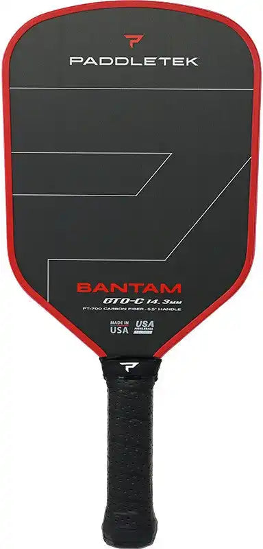 Paddletek Bantam Gto-c 14.3 Pickleball Paddle - Fire Red