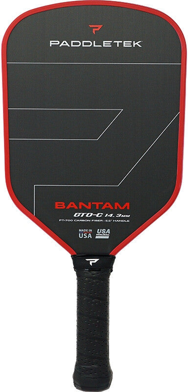 Paddletek Bantam Gto-c 14.3 Pickleball Paddle - Fire Red