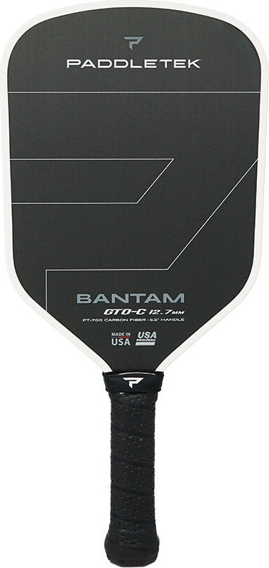Paddletek Bantam GTO-C 12.7 Pickleball Paddle - Titanium White - HIT a Double