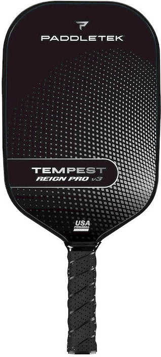 Paddletek Tempest Reign Pro v3 Pickleball Paddle - Platinum - HIT a Double