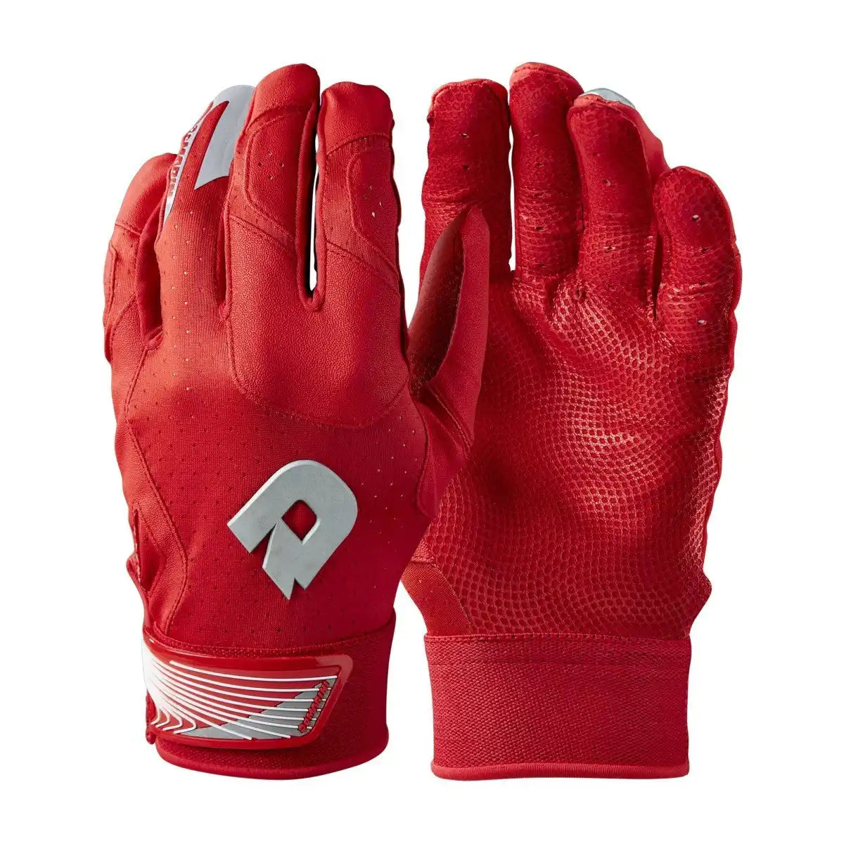 DeMarini CF Adult Batting Gloves - Scarlet