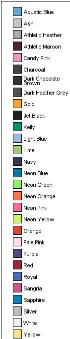 Pale Pink Port & Co Women's Core Cotton Tee. LPC54