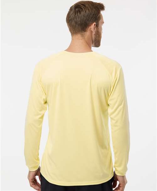 Pale Yellow Long Islander Performance Long Sleeve T-Shirt - 210