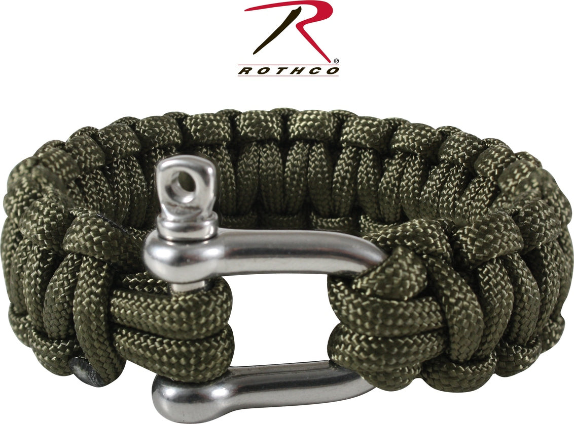 Paracord Bracelet with D-shackle