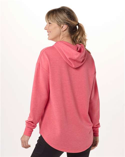Paradise Heather Women&#39;s Dream Fleece Hooded Pullover - BW5301