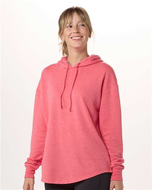 Paradise Heather Women&#39;s Dream Fleece Hooded Pullover - BW5301