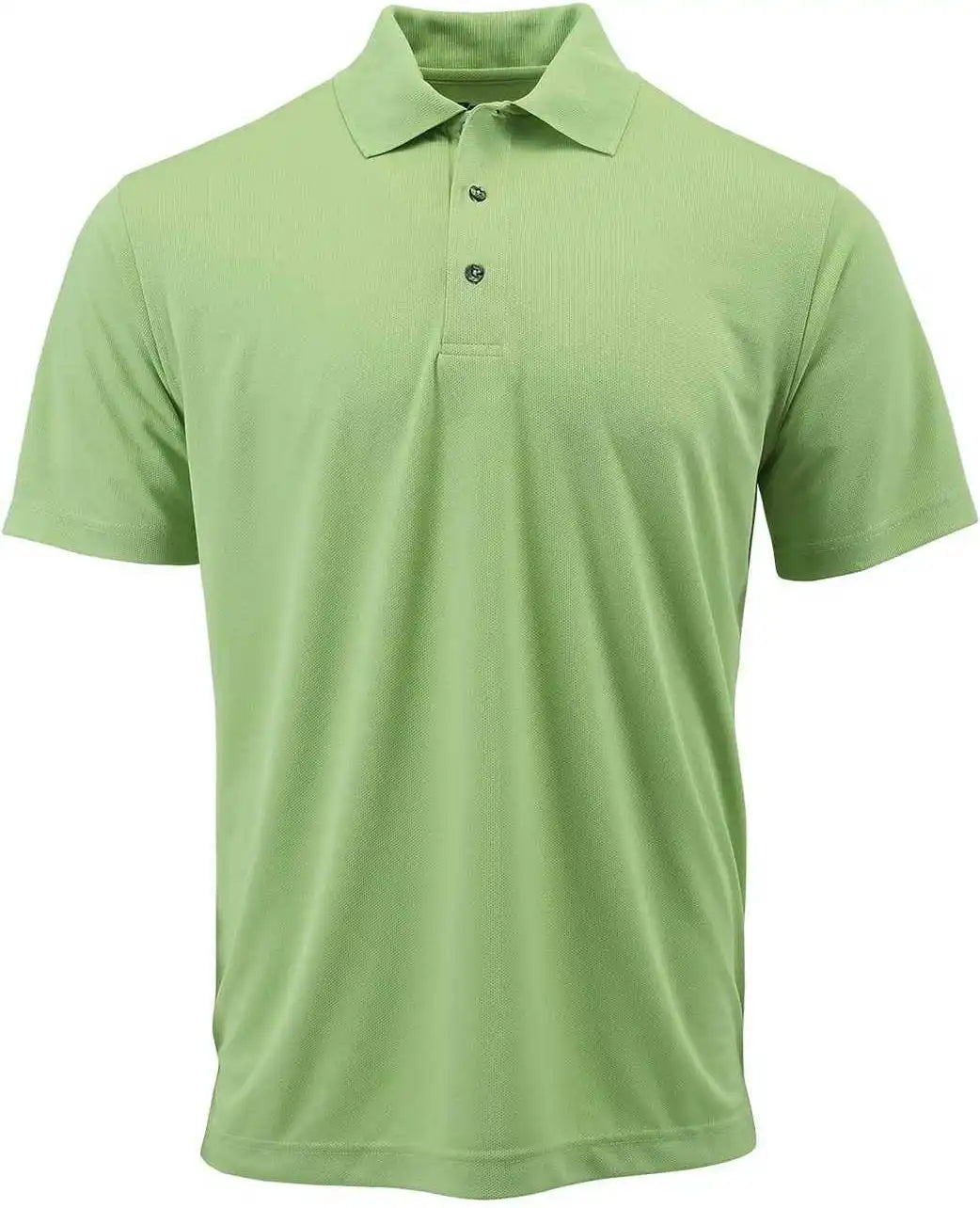 Paragon 100 Adult Solid Mesh Polo - Kiwi