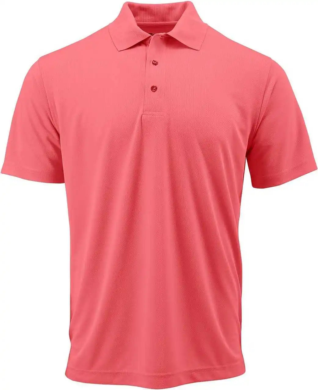 Paragon 100 Adult Solid Mesh Polo - Melon