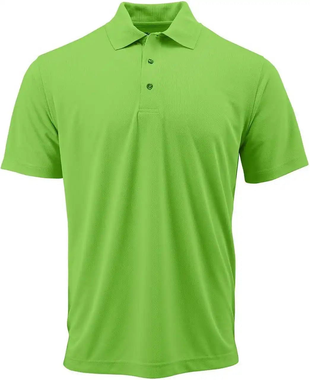 Paragon 100 Adult Solid Mesh Polo - Neon Lime