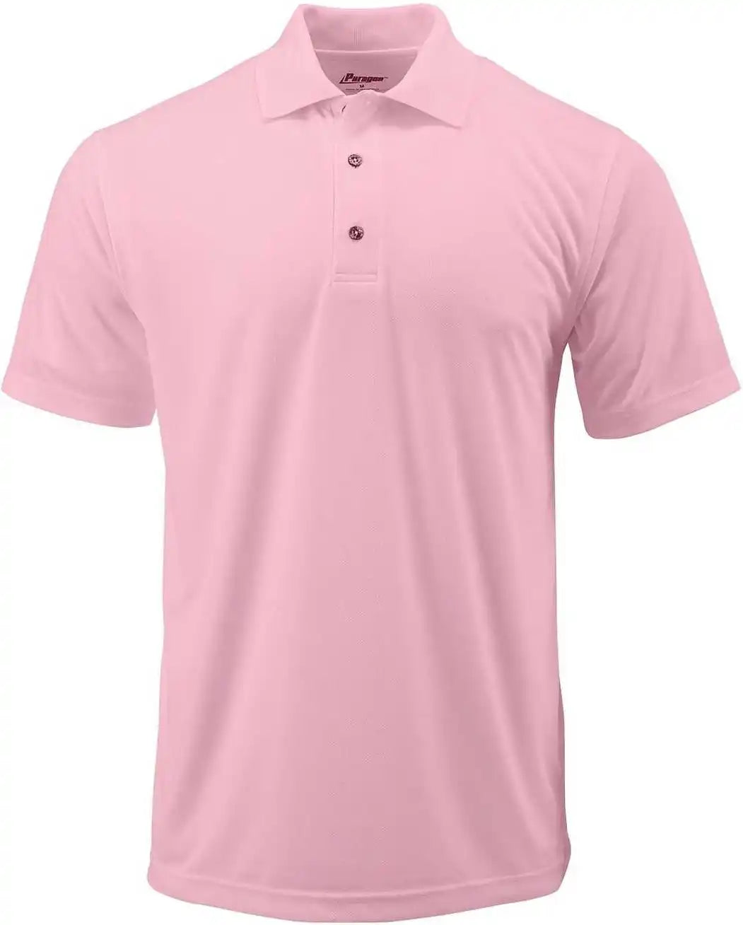 Paragon 100 Adult Solid Mesh Polo - Pink