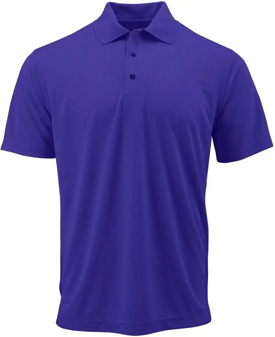 Paragon 100 Adult Solid Mesh Polo - Purple