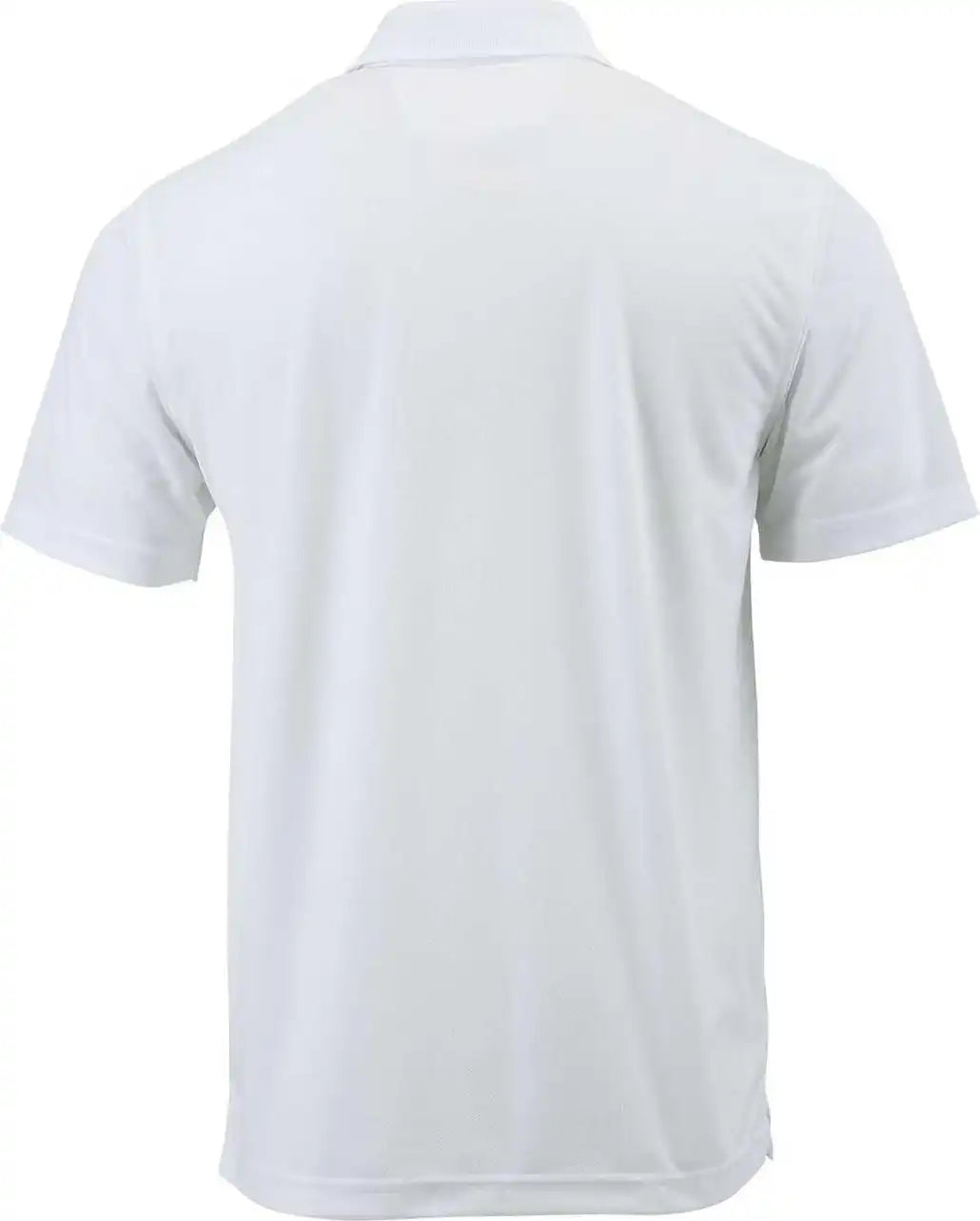 Paragon 100 Adult Solid Mesh Polo - White