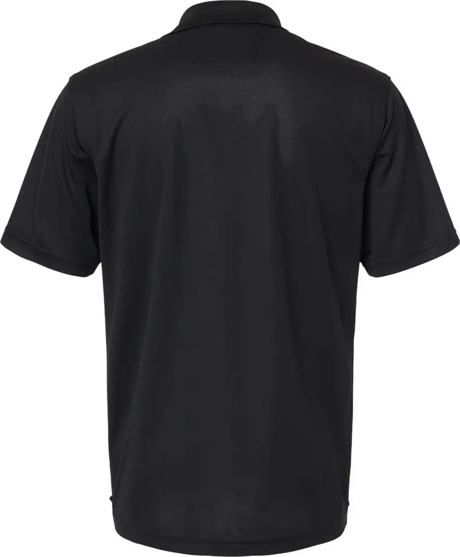 Paragon 100 Saratoga Performance Mini Mesh Polo - Black - Adult s