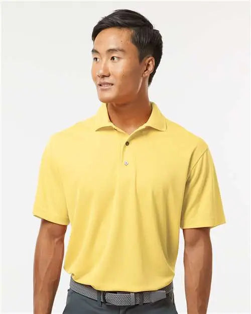 Paragon 100 Saratoga Performance Mini Mesh Polo - Butter