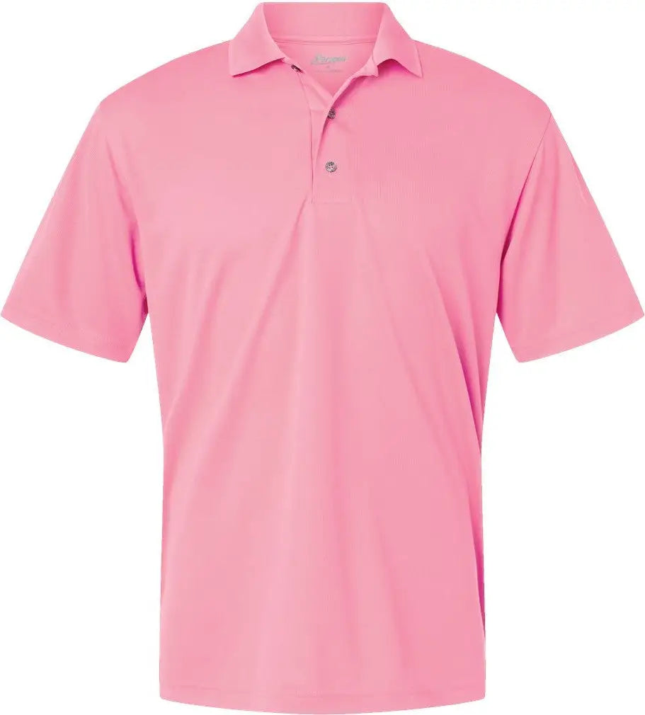 Paragon 100 Saratoga Performance Mini Mesh Polo - Charity Pink