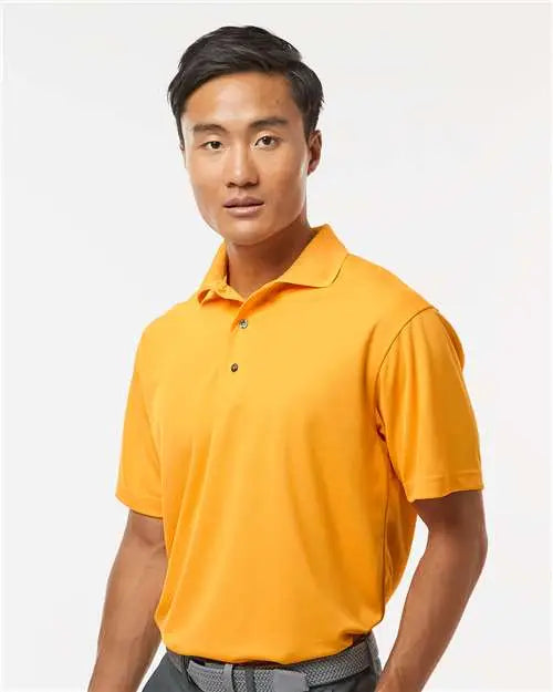 Paragon 100 Saratoga Performance Mini Mesh Polo - Gold