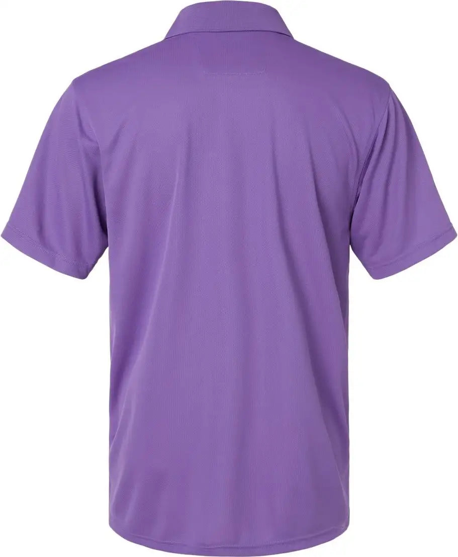 Paragon 100 Saratoga Performance Mini Mesh Polo - Grape