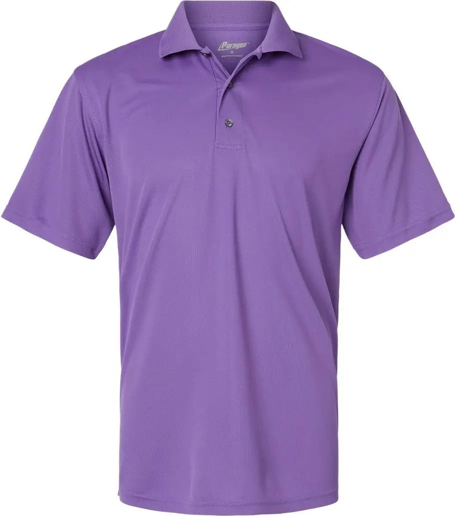 Paragon 100 Saratoga Performance Mini Mesh Polo - Grape