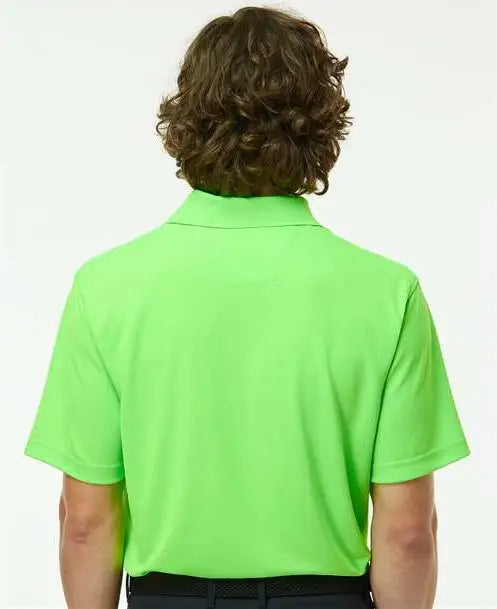 Paragon 100 Saratoga Performance Mini Mesh Polo - Neon Lime