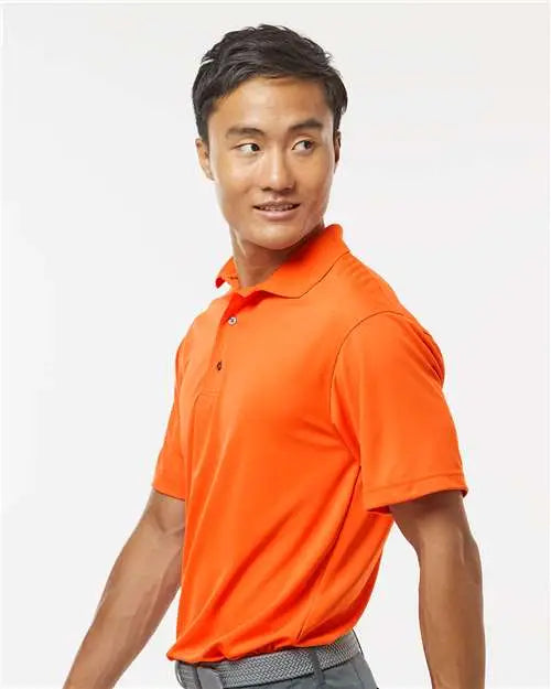 Paragon 100 Saratoga Performance Mini Mesh Polo - Orange