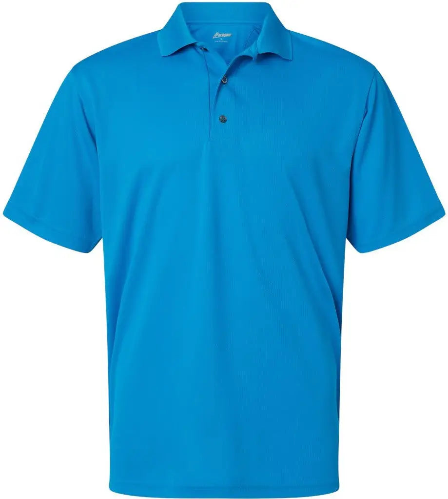 Paragon 100 Saratoga Performance Mini Mesh Polo - Turquoise