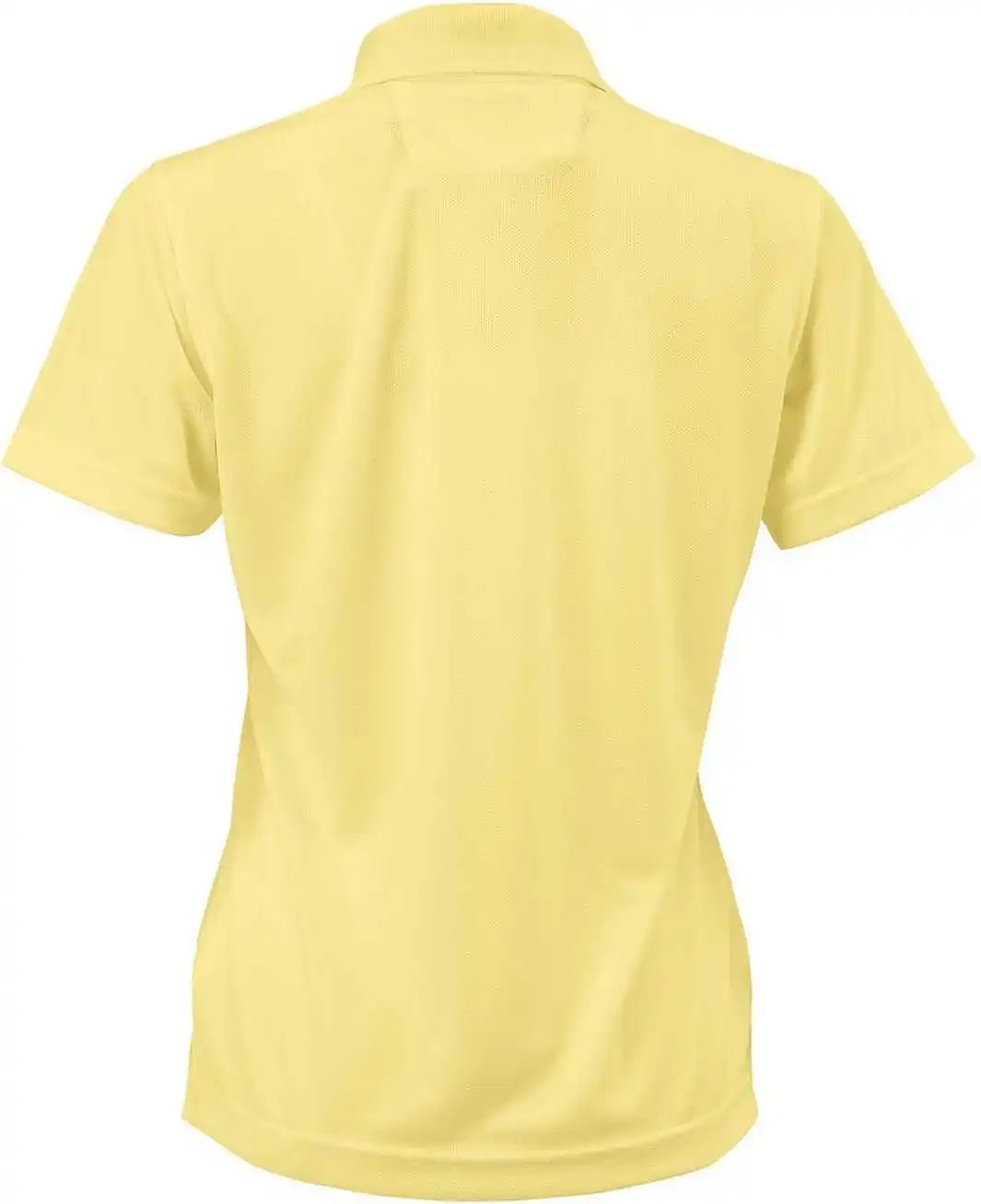 Paragon 104 Ladies Solid Mesh Polo - Butter