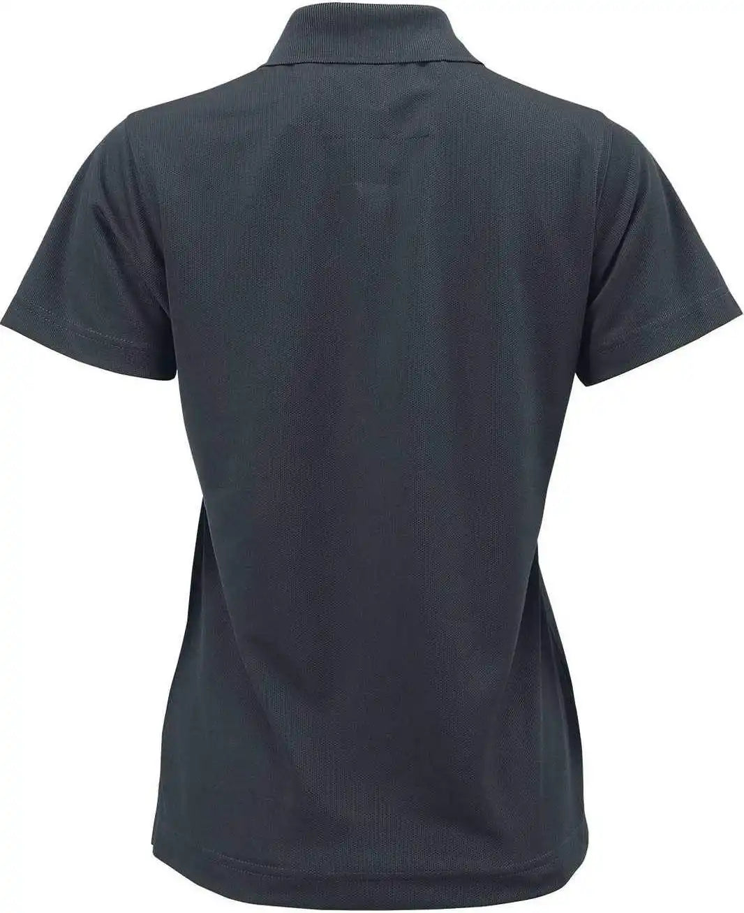 Paragon 104 Ladies Solid Mesh Polo Carbon