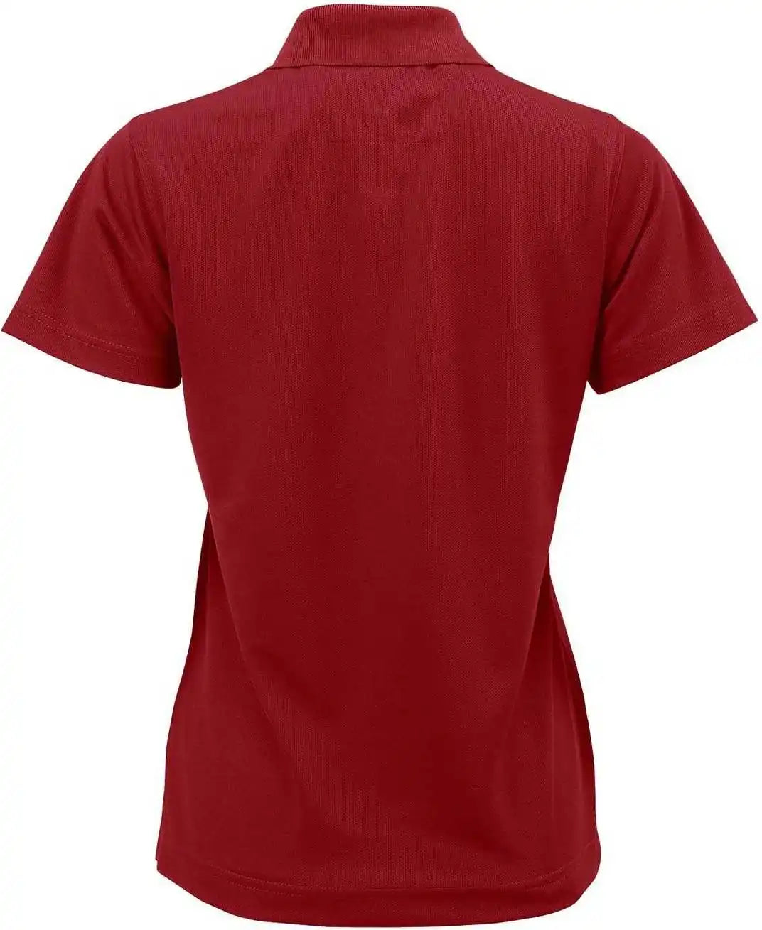 Paragon 104 Ladies Solid Mesh Polo - Cardinal