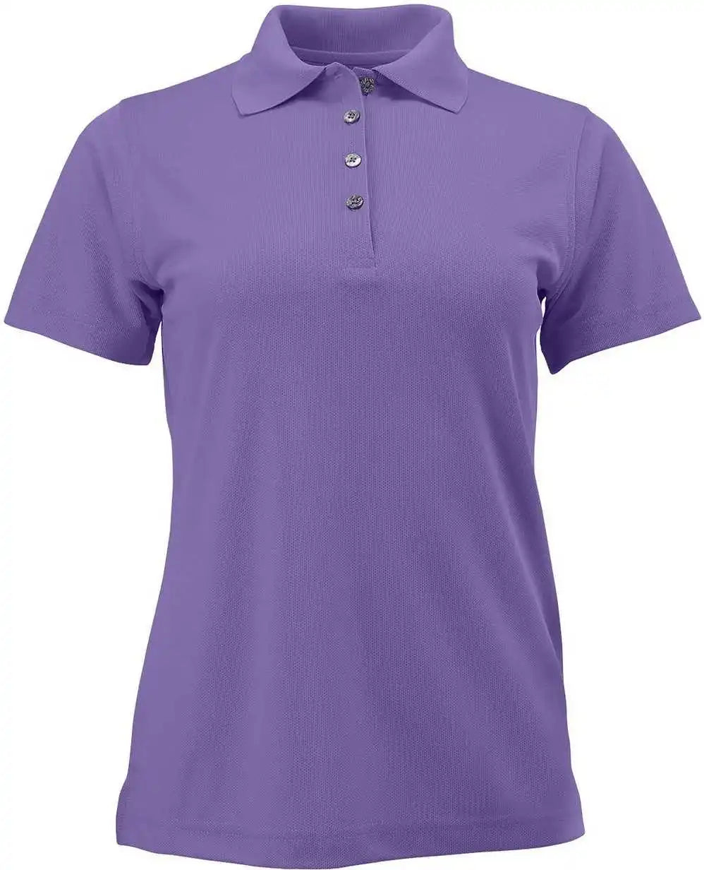 Paragon 104 Ladies Solid Mesh Polo - Grape