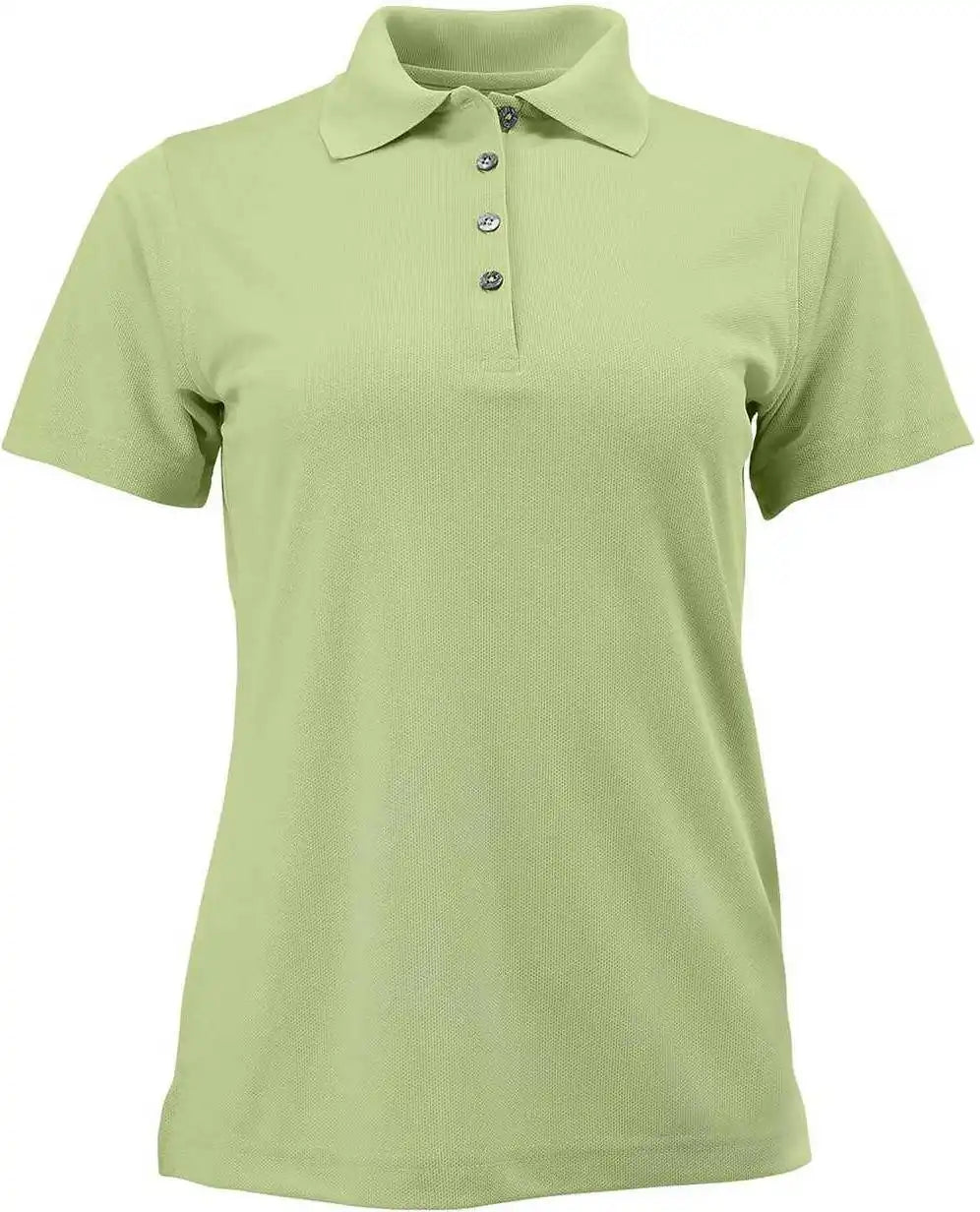 Paragon 104 Ladies Solid Mesh Polo - Kiwi
