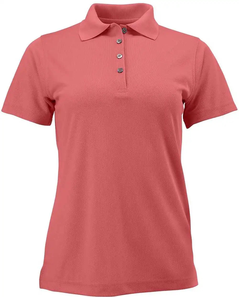 Paragon 104 Ladies Solid Mesh Polo - Melon