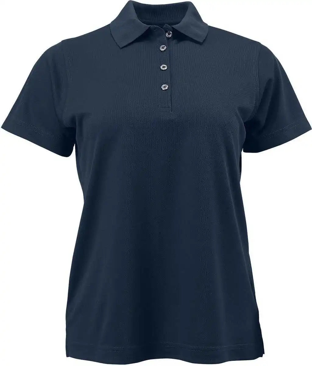 Paragon 104 Ladies Solid Mesh Polo Navy