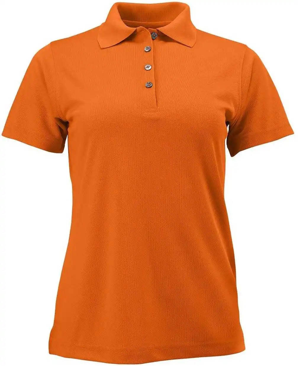 Paragon 104 Ladies Solid Mesh Polo Orange