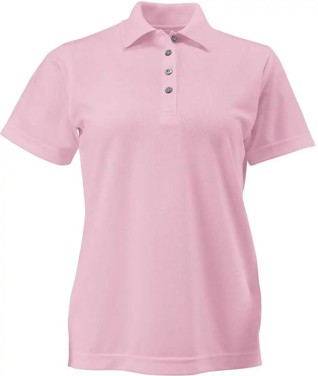 Paragon 104 Ladies Solid Mesh Polo - Pink