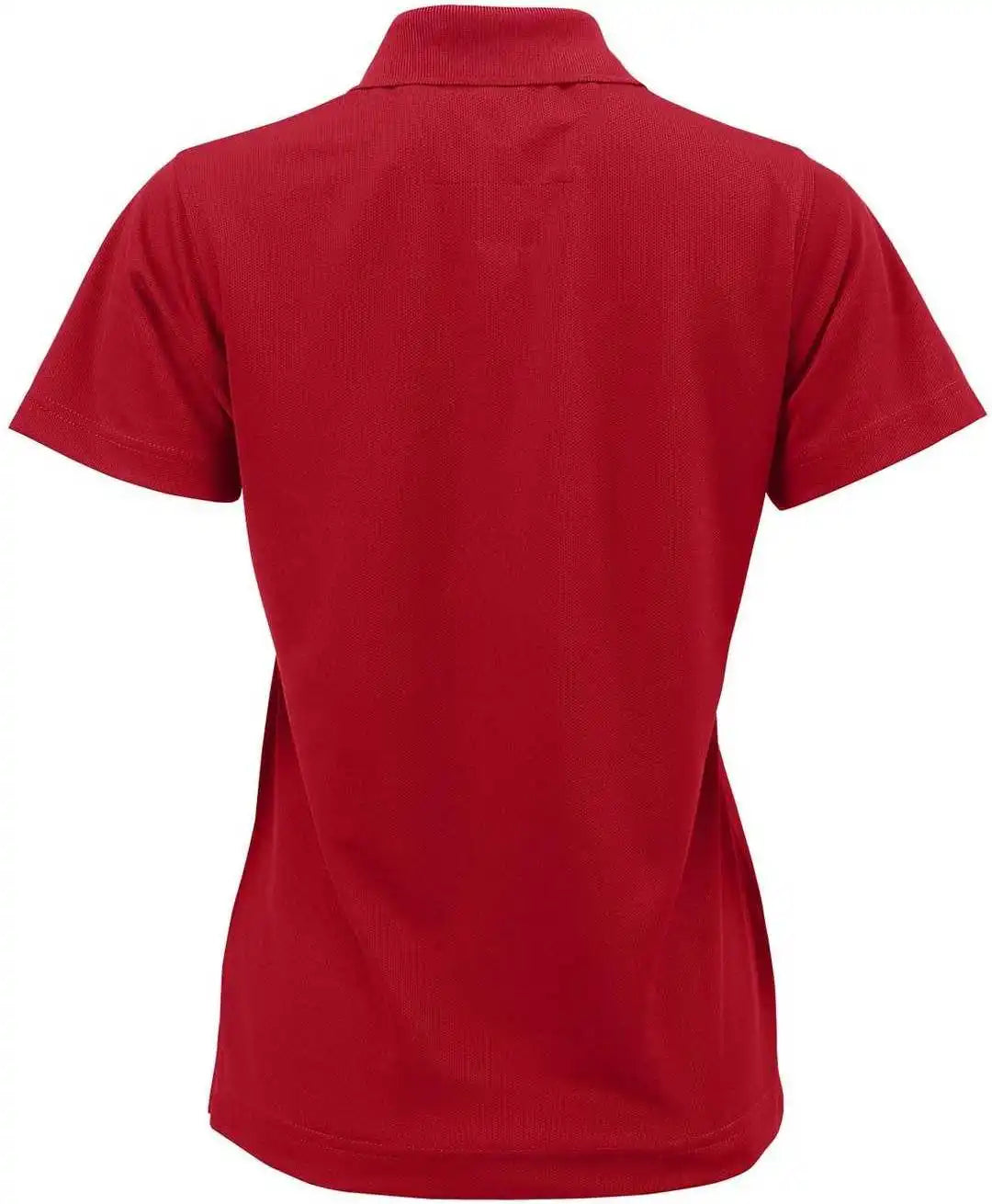 Paragon 104 Ladies Solid Mesh Polo - Red