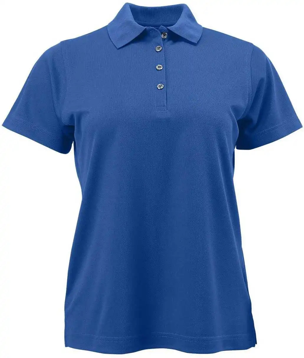 Paragon 104 Ladies Solid Mesh Polo Royal