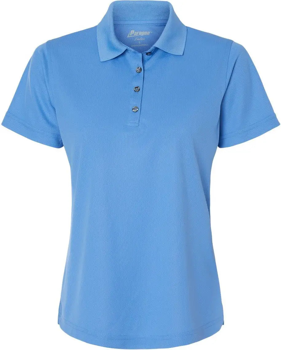 Paragon 104 Women’s Saratoga Performance Mini Mesh Polo - Bimini Blue - Ladies Xs
