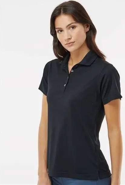 Paragon 104 Women’s Saratoga Performance Mini Mesh Polo - Black