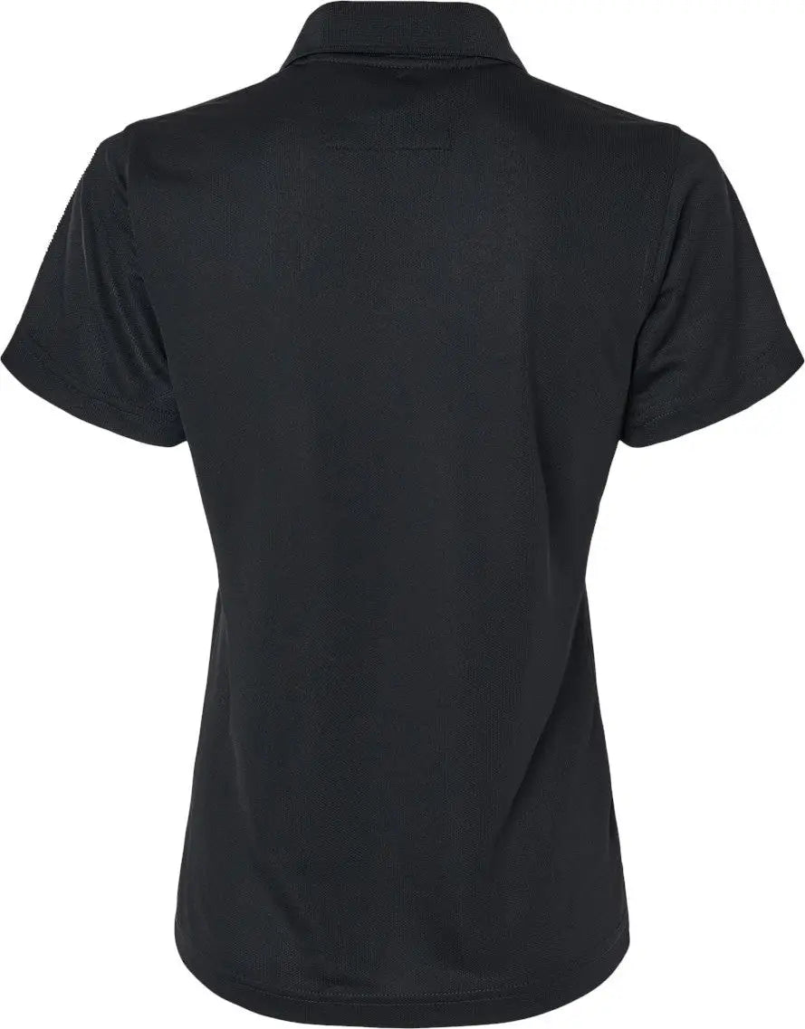 Paragon 104 Women’s Saratoga Performance Mini Mesh Polo - Black