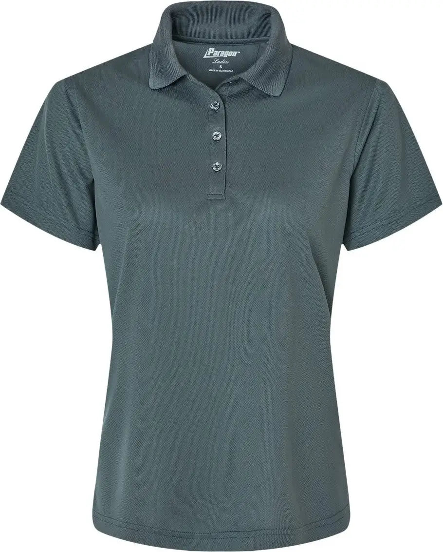 Paragon 104 Women’s Saratoga Performance Mini Mesh Polo - Carbon
