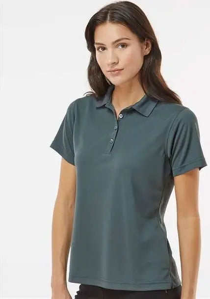 Paragon 104 Women’s Saratoga Performance Mini Mesh Polo - Carbon
