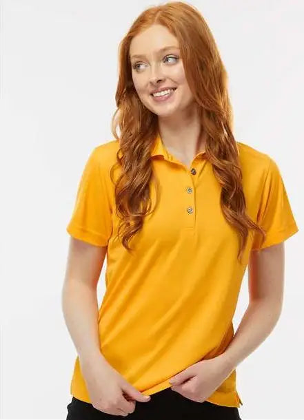 Paragon 104 Women’s Saratoga Performance Mini Mesh Polo - Gold