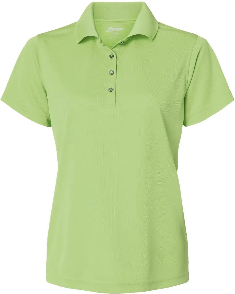 Paragon 104 Women’s Saratoga Performance Mini Mesh Polo - Kiwi - Ladies Xs