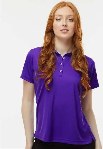 Paragon 104 Women’s Saratoga Performance Mini Mesh Polo - Purple