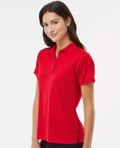 Paragon 104 Women’s Saratoga Performance Mini Mesh Polo - Red