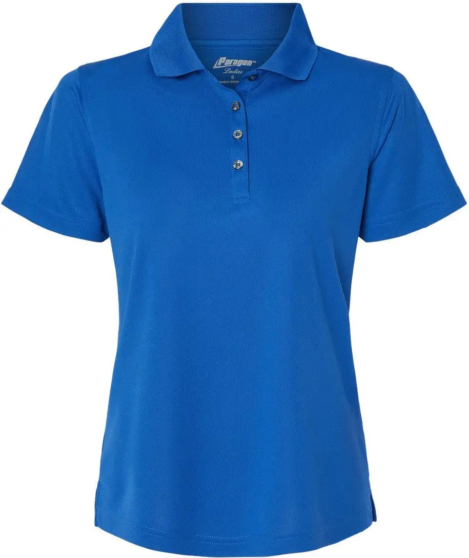 Paragon 104 Women’s Saratoga Performance Mini Mesh Polo - Royal