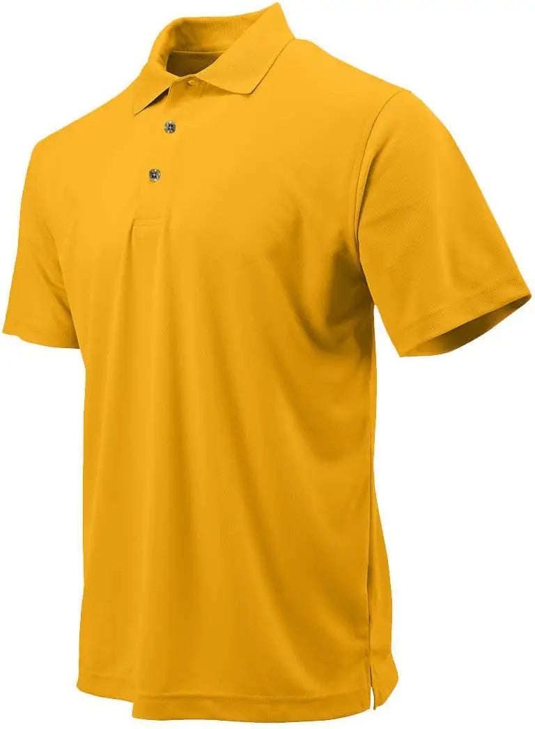Paragon 108y Youth Saratoga Performance Mini Mesh Polo - Gold - Xs